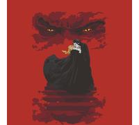 Universal Monsters Dracula Illustrated Men's T-Shirt - Red - XL