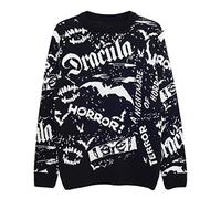 Universal Monsters Dracula Knitted Jumper, Adults, XS-3XL, Black, Official Merchandise