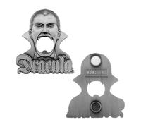 Universal Monsters Dracula Large Metal Bottle Opener - Officially Licensed Horror Collectible, 100 x 90mm Durable Metal, Magnetic Fridge Display