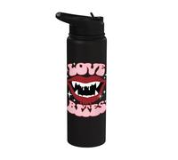 Universal Monsters Dracula Love Bites Retro Goth Stainless Steel Insulated Water Bottle