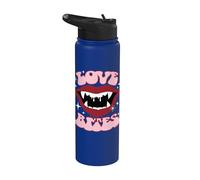 Universal Monsters Dracula Love Bites Retro Goth Stainless Steel Insulated Water Bottle