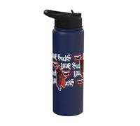 Universal Monsters Dracula Love Sucks All Over Print Stainless Steel Insulated Water Bottle