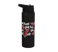 Universal Monsters Dracula Love Sucks All Over Print Stainless Steel Insulated Water Bottle