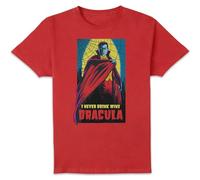 Universal Monsters Dracula Retro Men's T-Shirt - Red L