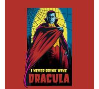 Universal Monsters Dracula Retro Men's T-Shirt - Red - M