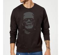 Universal Monsters Frankenstein Black & White Sweatshirt - Black in Green | Size: XS Universal Monsters Green XS