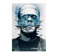 Universal Monsters Frankenstein Glitch Men's T-Shirt - White - XXL
