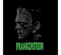 Universal Monsters Frankenstein Greyscale Men's T-Shirt - Black - XL