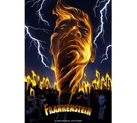 Universal Monsters Frankenstein Limited Edition A3 Art Print - Hand Numbered Collectible with Certificate