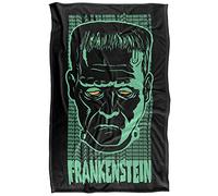 Universal Monsters Frankenstein Neon Silky Touch Super Soft Throw Blanket 91 x 147 Cm