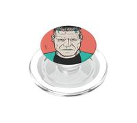 Universal Monsters Frankenstein Retro Goth Linework PopSockets PopGrip for MagSafe