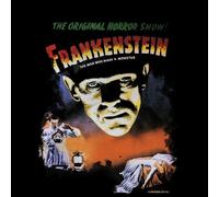 Universal Monsters Frankenstein Vintage Poster Women's T-Shirt - Black - L