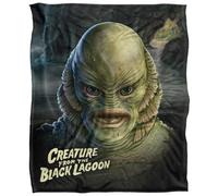 Universal Monsters Head Creature From The Black Lagoon Blanket Multicoloured (One Size)