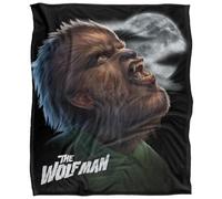 Universal Monsters Head Wolfman Blanket Multicoloured (One Size)