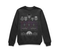 Universal Monsters I Prefer Halloween Christmas Sweatshirt - Black - XXL