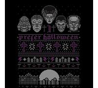 Universal Monsters I Prefer Halloween Men's T-Shirt - Black - L