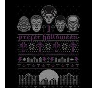 Universal Monsters I Prefer Halloween Women's T-Shirt - Black - L