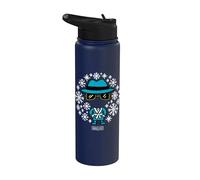 Universal Monsters Invisible Man Holiday Snow Stainless Steel Insulated Water Bottle
