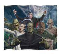 Universal Monsters Blanket, 152 x 127 cm Group Super Soft Throw Blanket Universal Multicolor 152 x 127 cm