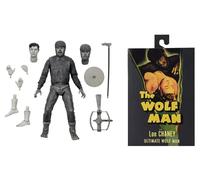 NECA Universal Monsters Ultimate Wolf Man Black & White Action Figure NEW