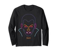 Universal Monsters Neon Dracula Portrait Long Sleeve T-Shirt