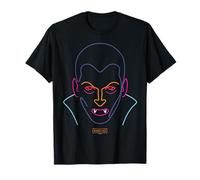 Universal Monsters Neon Dracula Portrait T-Shirt
