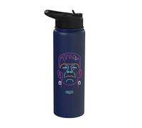 Universal Monsters Neon Frankenstein Portrait Stainless Steel Insulated Water Bottle