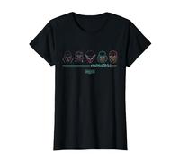 Universal Monsters Neon Lineup T-Shirt, Women, Black, 3X-Large