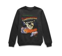 Universal Monsters Official Frankenstein Vintage Poster Sweatshirt - Black Universal Monsters Black One Size