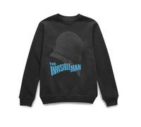 Universal Monsters Official The Invisible Man Greyscale Sweatshirt - Black Universal Monsters Black One Size