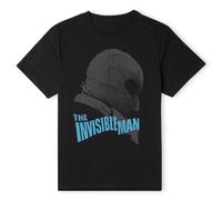 Universal Monsters Official The Invisible Man Greyscale T-Shirt - Black | Size: Medium Universal Monsters Black M