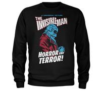 Universal Monsters Officially Licensed The Invisible Man Sweatshirt (Black), Large