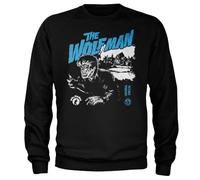 Universal Monsters Officially Licensed The Wolf Man Sweatshirt (Black), Large