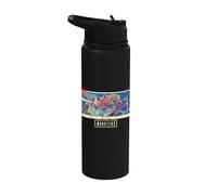 Universal Monsters The Invisible Man Fragmented Stainless Steel Insulated Water Bottle