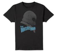 Universal Monsters The Invisible Man Greyscale Men's T-Shirt - Black | Size: Small Universal Monsters Black S