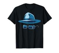 Universal Monsters The Invisible Man Hat And Glasses T-Shirt