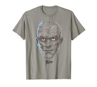 Universal Monsters The Mummy Big Face T-Shirt, Men, Slate Grey, 3X-Large