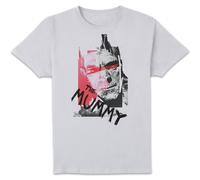 Universal Monsters The Mummy Collage Men's T-Shirt - White | Size: Medium Universal Monsters White M