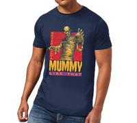 Universal Monsters The Mummy Retro Men's T-Shirt - Navy