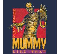 Universal Monsters The Mummy Retro Men's T-Shirt - Navy - L