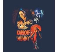 Universal Monsters The Mummy Vintage Poster Women's T-Shirt - Navy - M