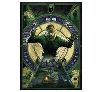 Universal Monsters The Wolfman Limited Edition Art Print in Green | Size: A3 Universal Monsters Green A3