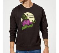 Universal Monsters The Wolfman Retro Sweatshirt - Black | Size: XL Universal Monsters Black XL