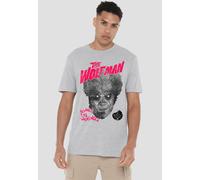 Universal Monsters The Wolfman T-Shirt, Athletic Heather in Grey | Size: 2XL Universal Grey 2XL
