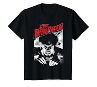Universal Monsters The Wolfman Title Portrait T-Shirt, Youth, Black, 2T