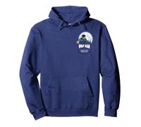 Universal Monsters Wolf Man’s Full Moon Pocket Pullover Hoodie, Adult Unisex, Navy Blue, XX-Large