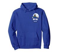 Universal Monsters Wolf Man’s Full Moon Pocket Pullover Hoodie, Adult Unisex, Royal Blue, Medium