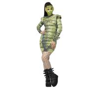 Universal Monsters Women's Costume Dress in Green | Size: Medium Universal Monsters Green M