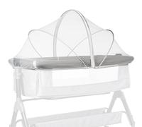 Universal Mosquito Net for Travel Cot, Baby Mosquito Net for Bedside Crib Quick Installation Cat Net for Cot with Noiseless Zipper Travel Bassinet for Babies