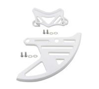 Universal Motocross Rear Caliper Brake Disc Protection Compatible with CR 125R 250R CRF250X 450X 250RX 450RX 250R 450R 450L CRF Models 2002-2022(Red)(WHITE)
